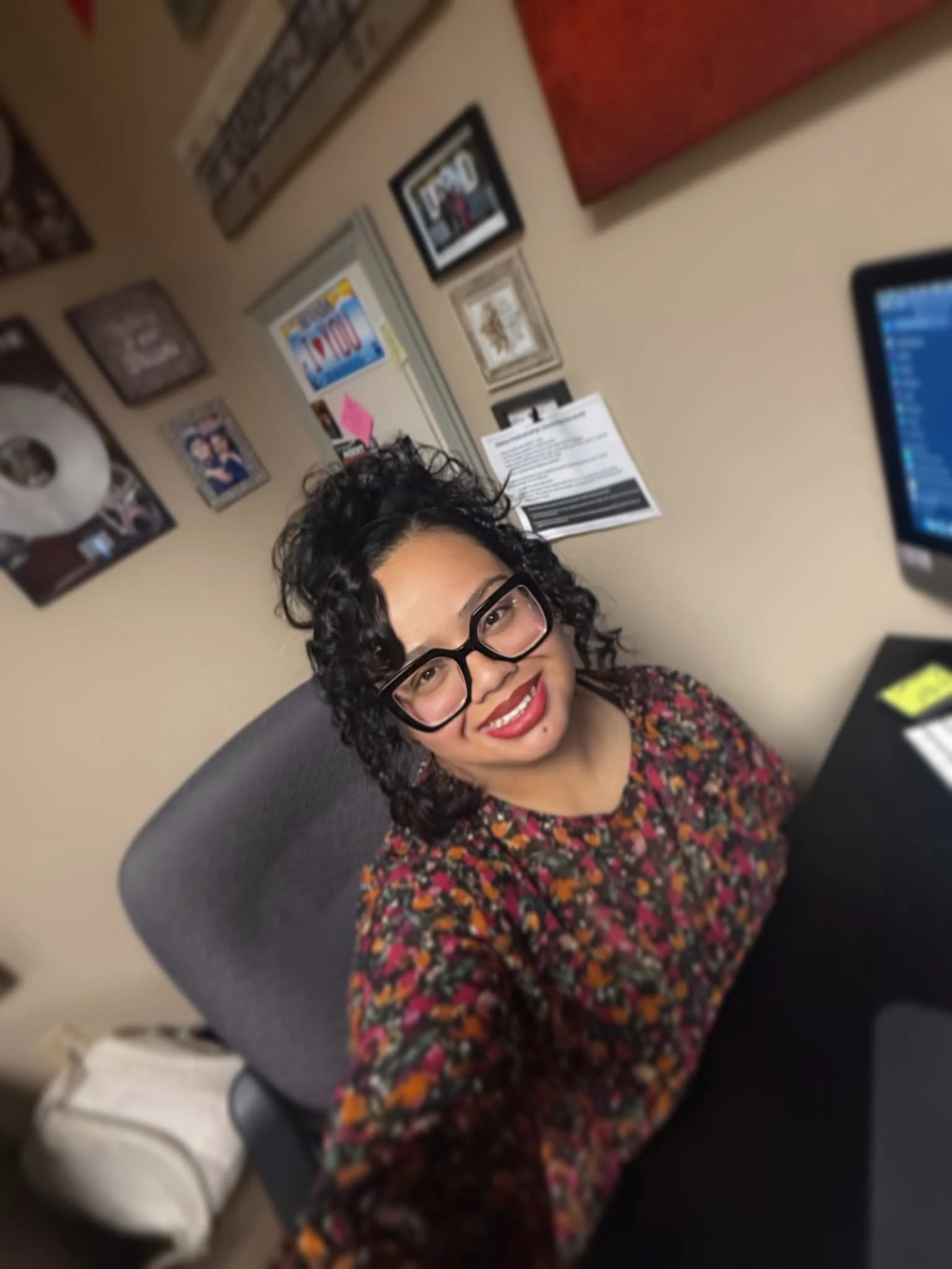 Zayra Gastelum working in the Tucson office